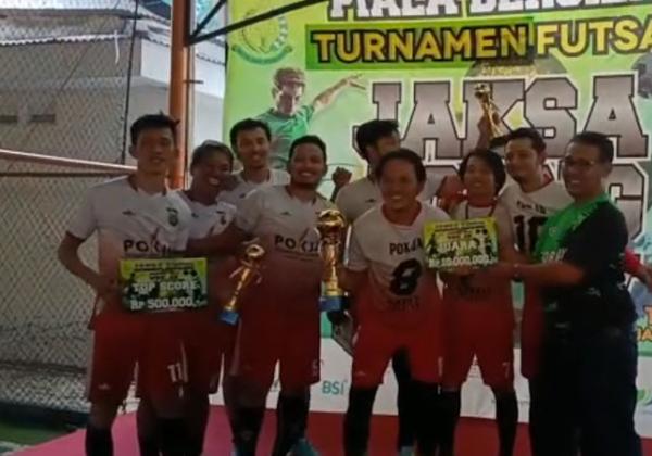 Tim Futsal Pokja Wartawan Jakarta Selatan Raih Juara Pertama Piala Bergilir Jaksa Agung CUP ke-IV 2023