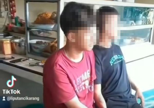Viral 2 Pria Diduga Mata Elang Ditangkap Polisi di Bantargebang Bekasi