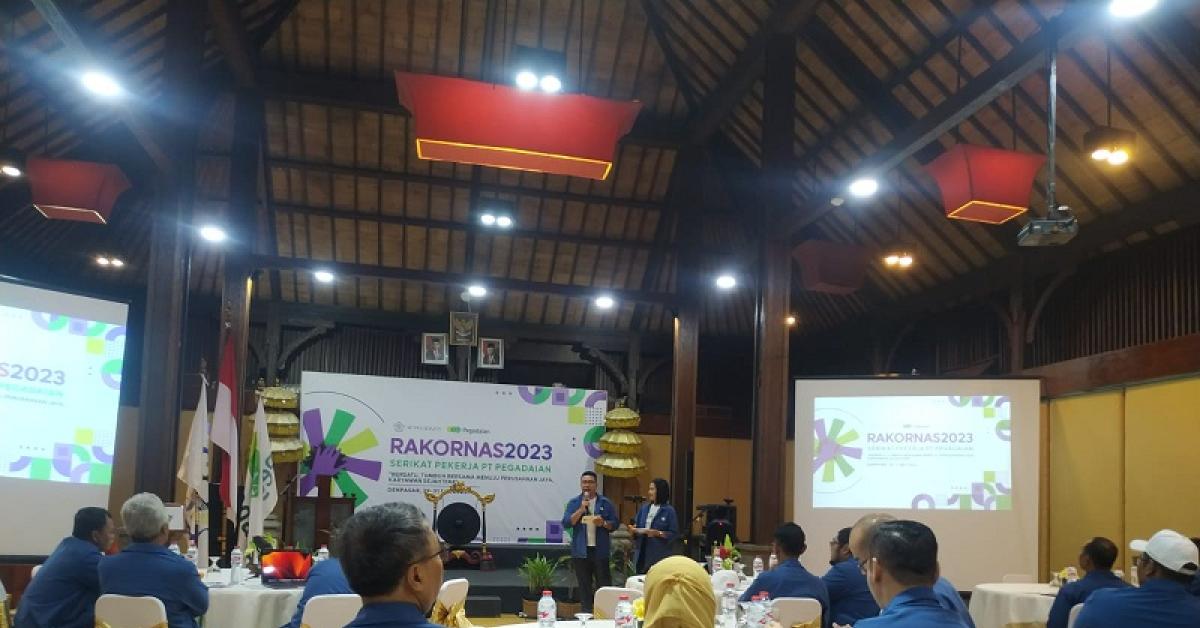 Rakornas Dukung SP Pegadaian Kawal Masalah Karir dan Implementasi PKB