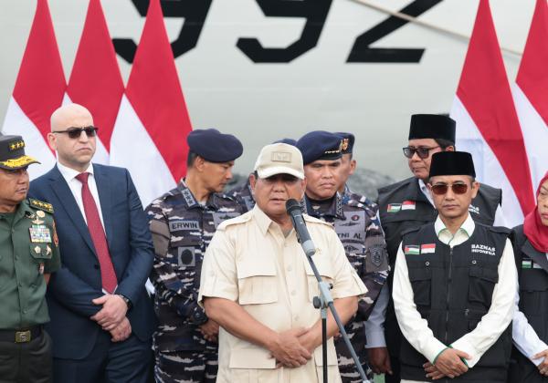 Mahasiswa Palestina di Unhan Saksikan Pelepasan Kapal RS Indonesia ke Mesir