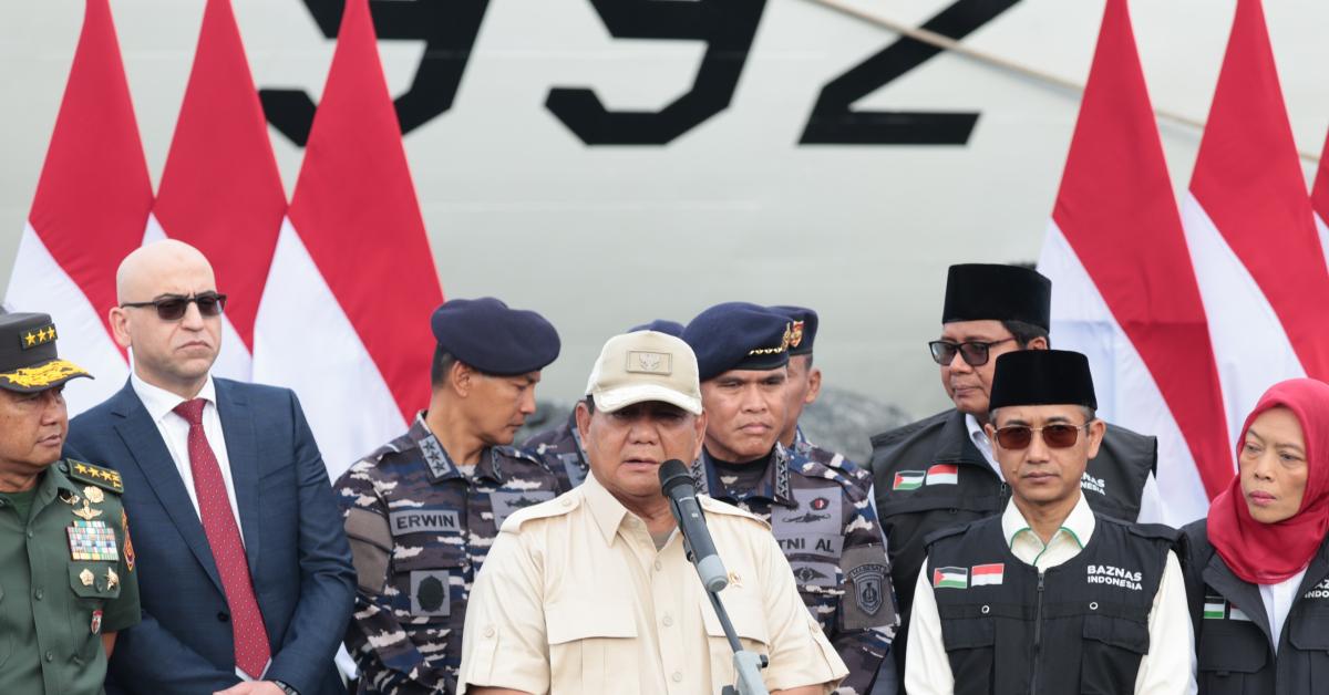 Mahasiswa Palestina di Unhan Saksikan Pelepasan Kapal RS Indonesia ke Mesir