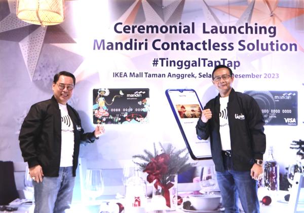 Dorong Transaksi Non Tunai, Bank Mandiri Pamer Layanan Mandiri Contactless
