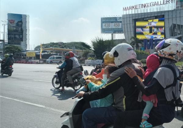 Arus Balik Mulai Terlihat Ramai Melintasi Kota Bekasi Arah Jakarta