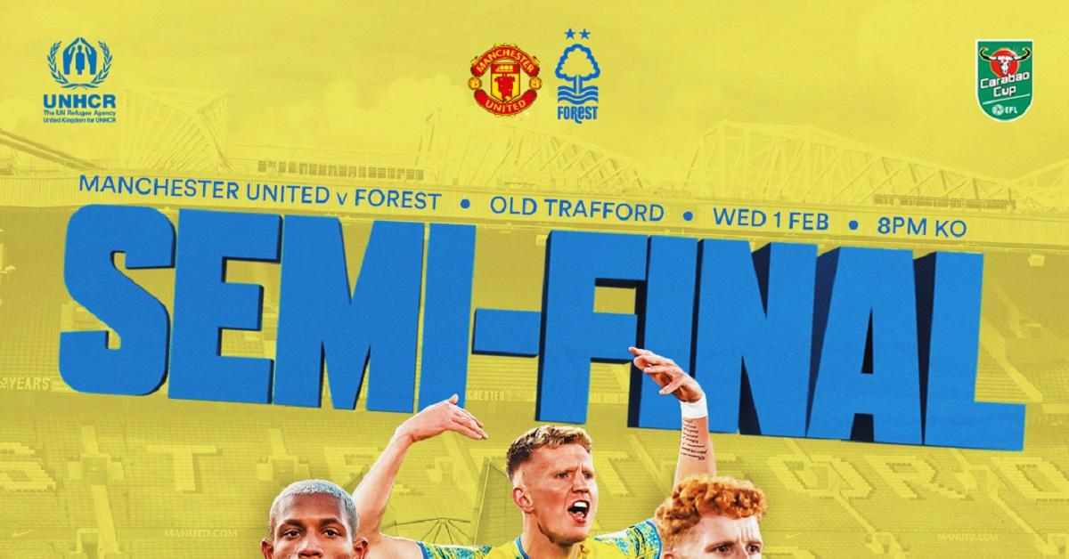 Link Live Streaming Carabao Cup 2022/2023: Manchester United vs Nottingham Forest