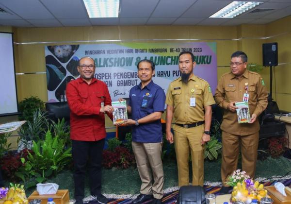 Kolaborasi PLN-BPSILHK Kuok Riau Kembangkan Inovasi Budi Daya Tanaman Kayu Putih di Lahan Gambut