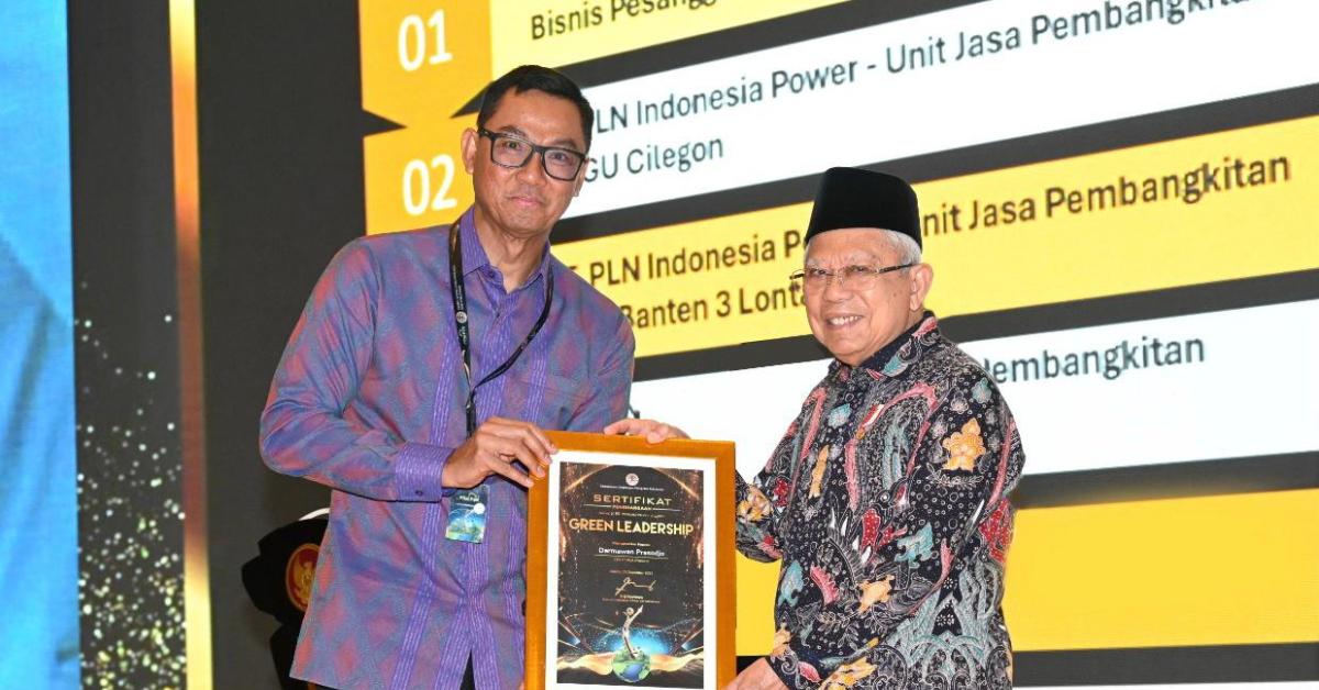 Dua Tahun Berturut-turut Darmawan Prasodjo Raih Green Leadership Utama Award, PLN Pecah Rekor Borong 20 Proper Emas KLHK 2023