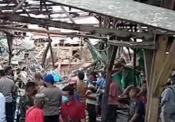 Bom Rakitan Meledak di Sibolga, 3 Rumah Hancur, 3 Warga Terkapar