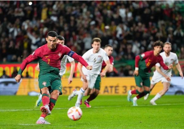 Kualifikasi Euro 2024: Ronaldo Cetak Brace, Portugal Menang Telak 4-0 atas Liechtenstein