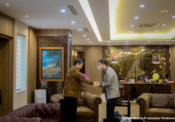 Menko Airlangga Bahas Pengembangan Tech Talent saat Terima Kunjungan Dubes Singapura yang Baru