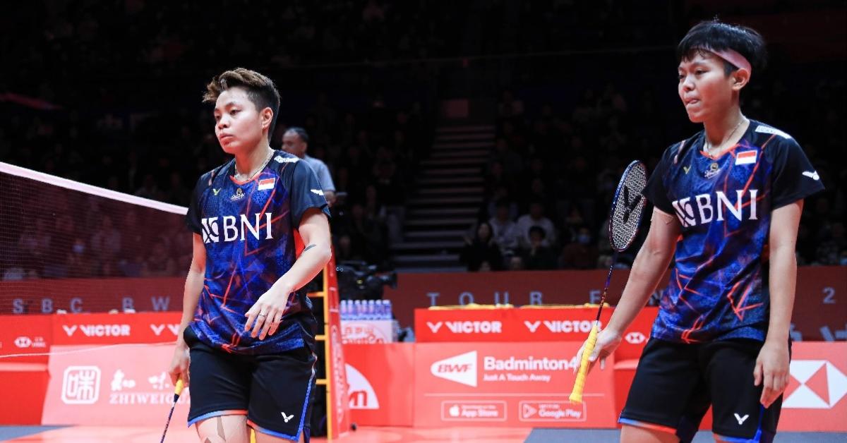Ganda Putri Apri/Fadia Gagal ke Semifinal BWF World Tour Finals 2023