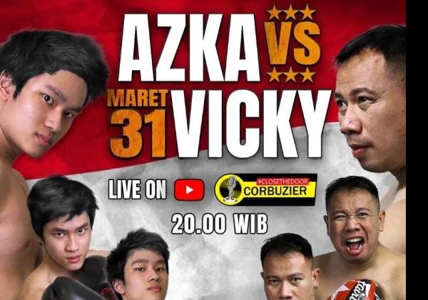 Psy War, Azka Corbuzier Sebut Hanya Butuh 1 Ronde Untuk Kalahkan Vicky Prasetyo