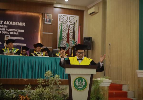 Abdul Wachid Jadi Guru Besar UIN Purwokerto, Bawa Gagasan Moderasi Beragama