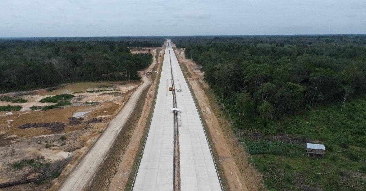 Brantas Abipraya Optimis Pembangunan Jalan Tol Bayung Lencir - Tempino Seksi 3 Tuntas Juli 2024