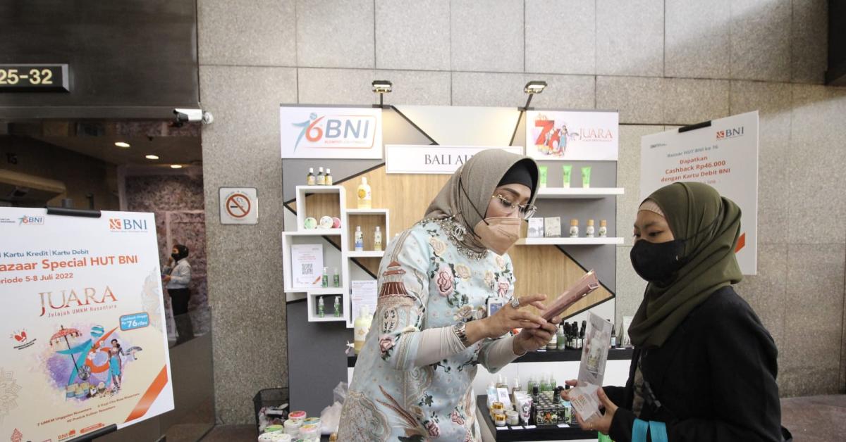HUT Ke-76 Semakin Meriah, BNI Promosikan UMKM Binaan