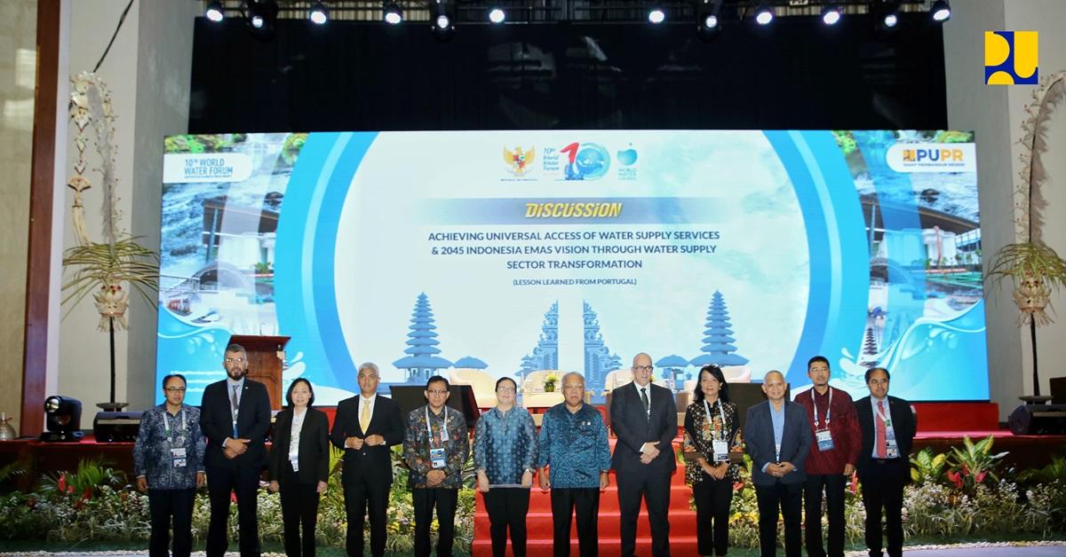 Gapai Indonesia Emas 2024 Sektor Air, Menteri Basuki: Kuncinya Reformasi Kelembagaan