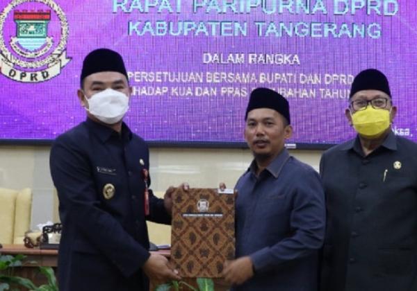 KUPA dan PPAS APBD 2022 Kabupaten Tangerang Telah Disepakati, Belanja Daerah Dianggarkan Rp6,951 Triliun