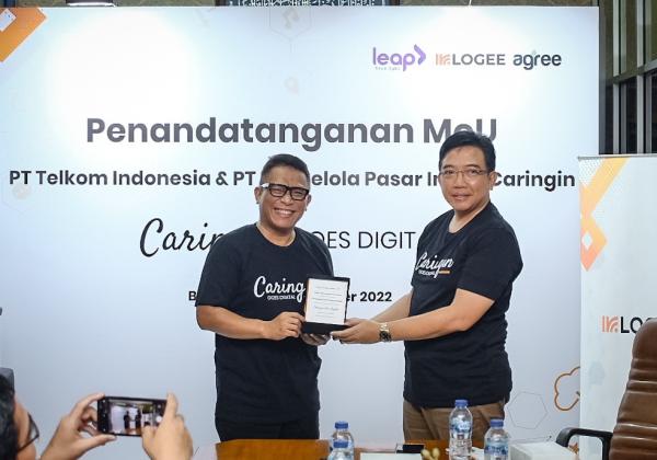 Dorong Digitalisasi Sektor Perdagangan, Telkom Jalin Kemitraan dengan PT Pengelola Pasar Induk Caringin