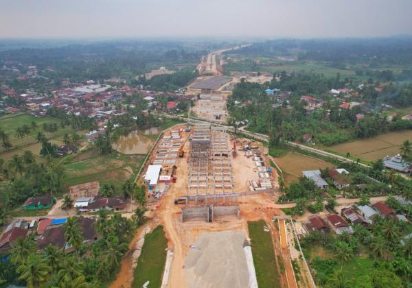 Bakal Dilengkapi Flyover di atas Rel, Progres Konstruksi Tol Padang – Sicincin Capai 39 Persen