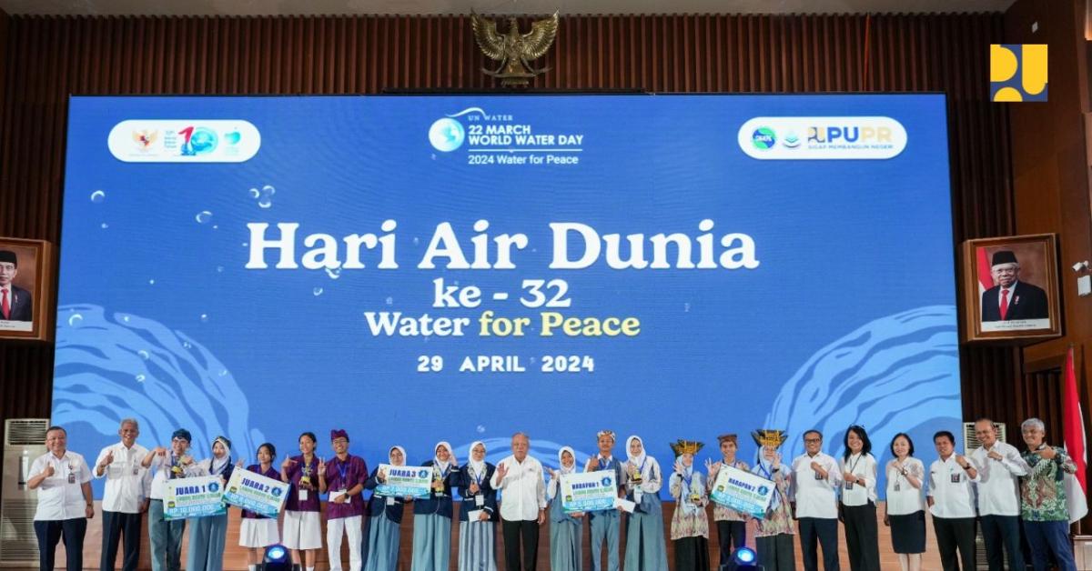 Puncak Hari Air Dunia ke-32, Menteri Basuki: Tingkatkan Kemampuan Mengelola Air