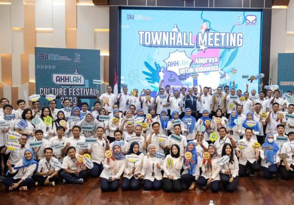 Brantas Abipraya Gelar Townhall Meeting, Peringati 3 Tahun AKHLAK BUMN