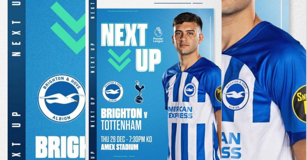 Brighton vs Tottenham Hotspur Premier League Matchday 19, Prediksi, Line-up Serta H2H 