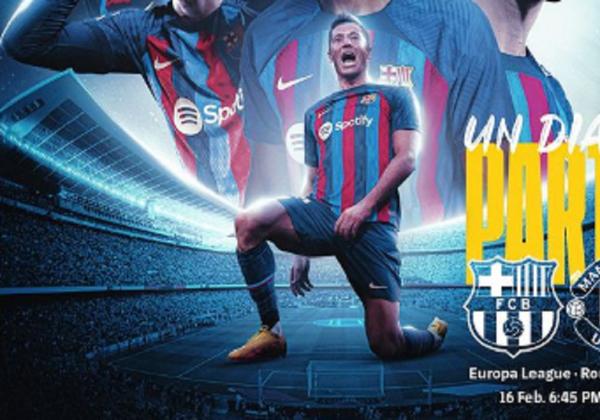 Link Live Streaming Liga Europa 2022/2023: Barcelona vs Manchester United