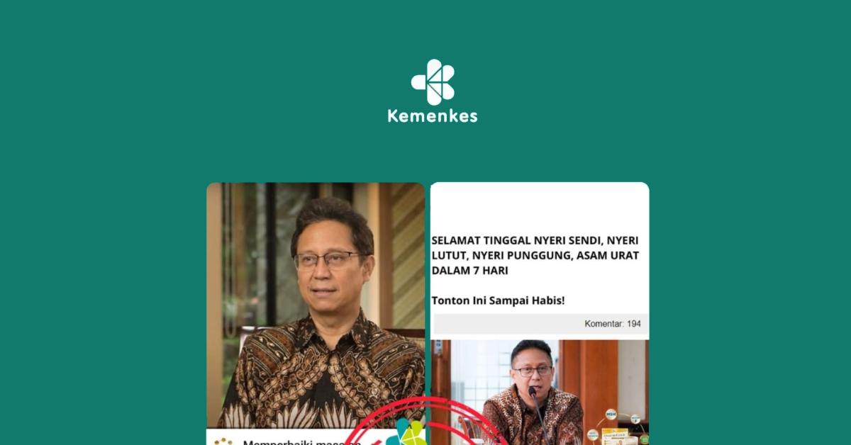 Foto Menkes Budi Sadikin Dicatut buat Promosi Suplemen, Ini Klarifikasi Kemenkes