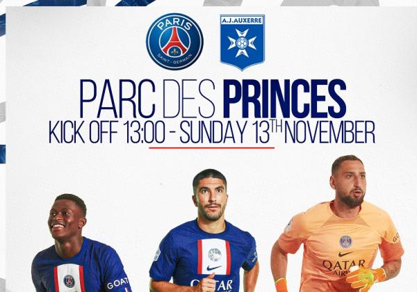 Link Live Streaming Ligue 1 Prancis 2022/2023: PSG vs Auxerre