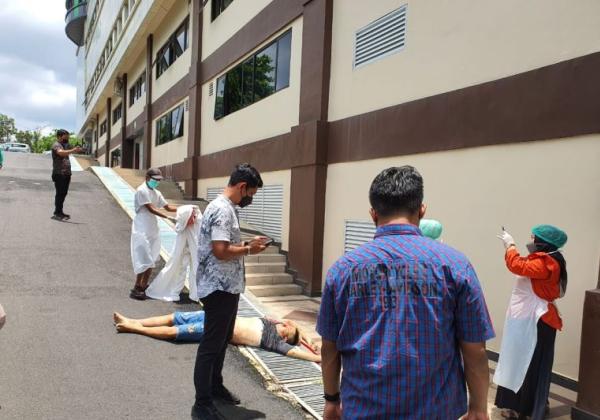 Pamit Ingin Berjemur di Lantai 7 Hotel, Tak Tahunya Malah Terjun