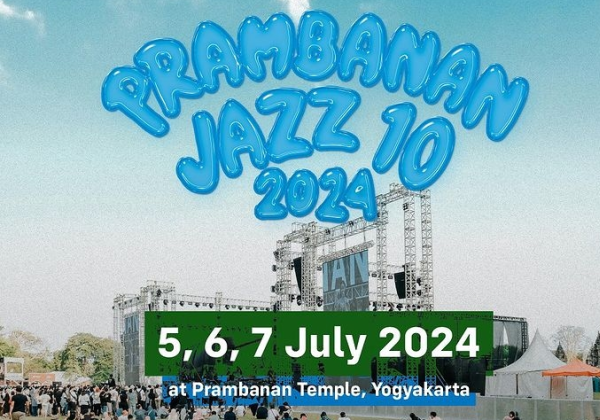 Hadirkan 3 Panggung Besar, Prambanan Jazz Festival 2024 Diselenggarakan 5-7 Juli