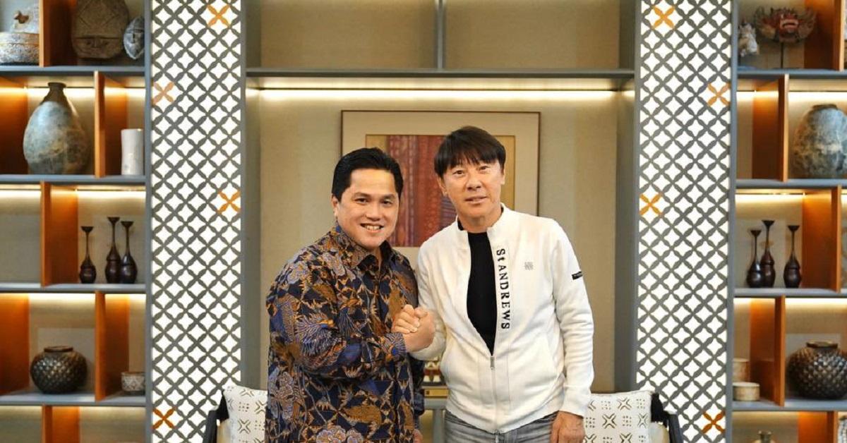 Erick Thohir Beri Alasan Tak Terduga Soal Nasib Shin Tae-yong di Timnas Indonesia