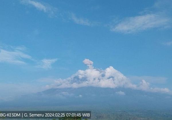Erupsi Lagi, Gunung Semeru Semburkan Letusan Setinggi 900 Meter, Warga Diminta Waspada