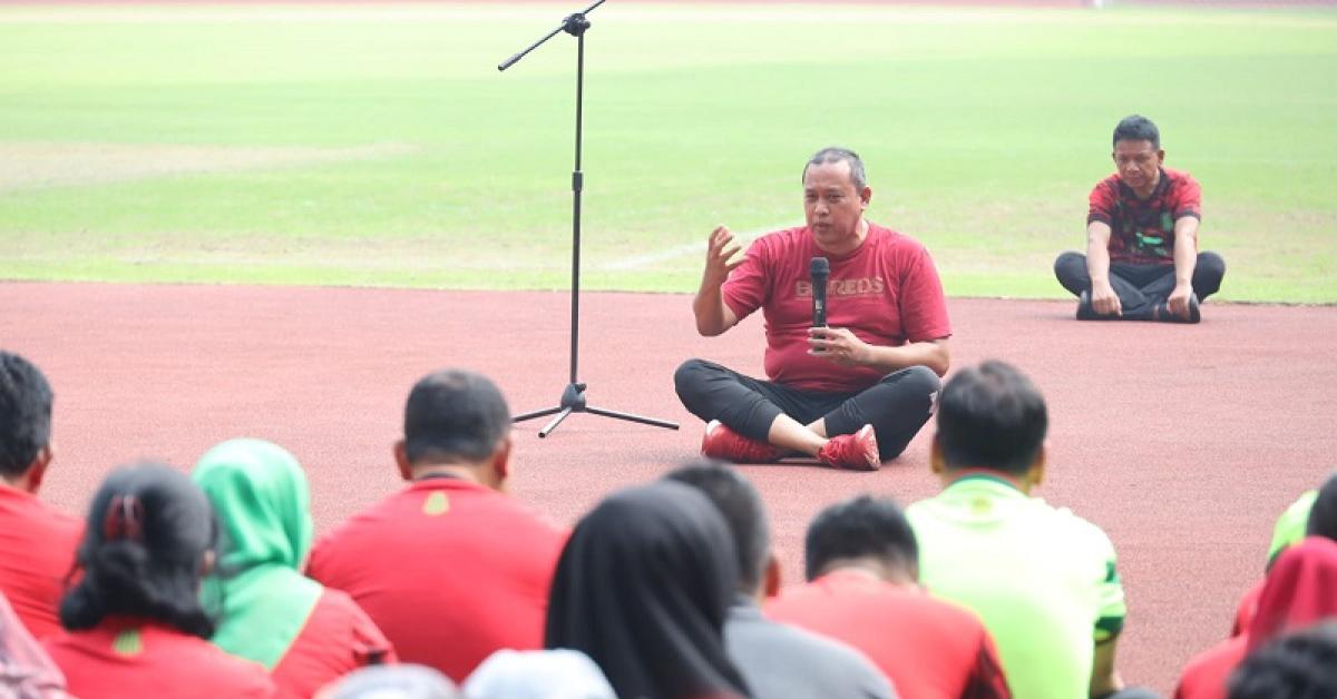 Usai Senam Sparko, Plt. Wali Kota Bekasi Berikan Arahan Kepada Jajaran Esselon II, III, dan IV