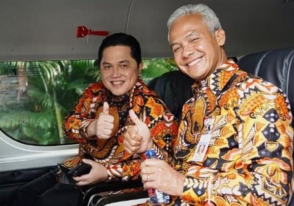 PDIP Pertimbangkan Erick Thohir Jadi Cawapres Ganjar Pranowo, Takut Diambil Prabowo?