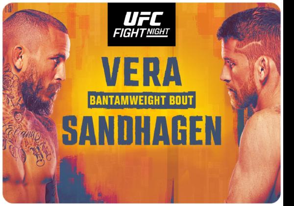 Link Live Streaming UFC on ESPN 43: Sajian Panas Marlon Vera vs Cory Sandhagen Hingga Landwehr vs Lingo