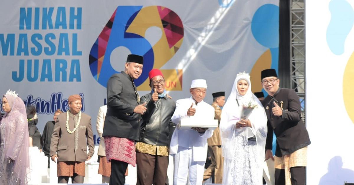 Plt. Wali Kota Bekasi Apresiasi Nikah Massal Juara, Persembahan Ridwan Kamil untuk Masyarakat Kota Bekasi