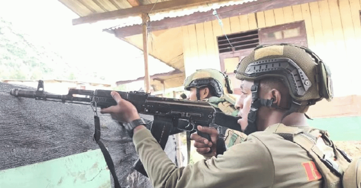Satgas Cartenz Terlibat Baku Tembak dengan KKB di Intan Jaya Papua