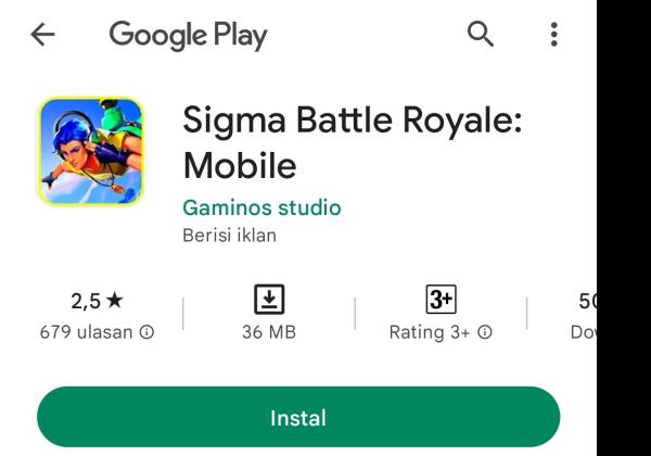 Hore... Sigma Battle Royale Versi Mobile Sudah Tersedia di Play Store