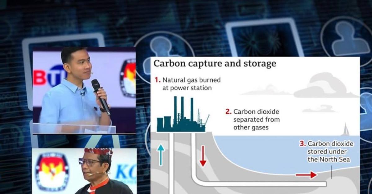 Mengenal Apa itu Carbon Captured and Storage yang Ditanya Gibran Untuk Mahfud MD dalam Debat Cawapres
