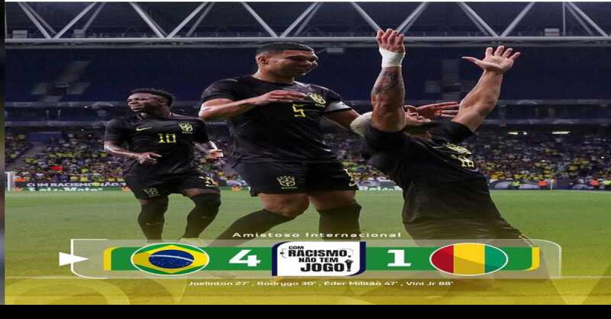 Hasil Pertandingan Brasil Vs Guinea di FIFA Match Day, Brazil Menang dengan Skor 4 - 1