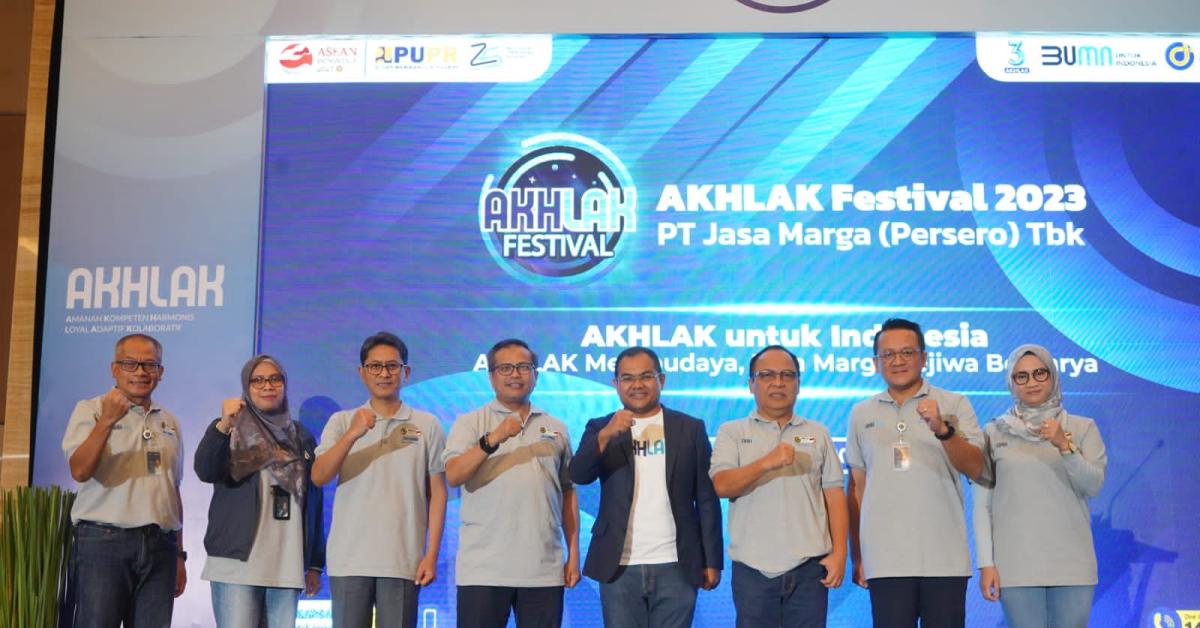Tingkatkan Implementasi Tata Nilai AKHLAK, Jasa Marga Gelar Rangkaian Acara AKHLAK Festival 2023