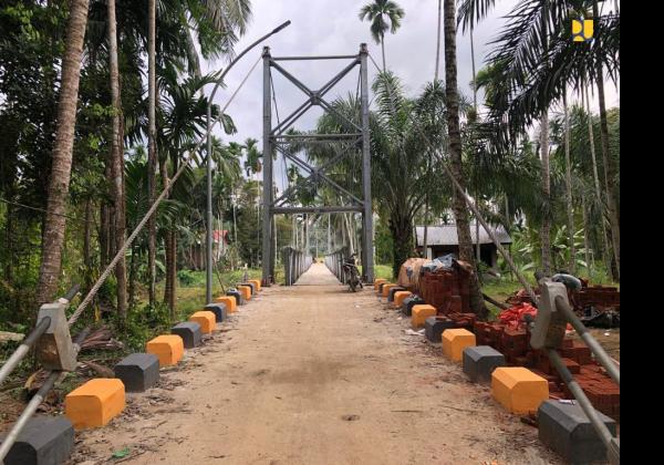 Permudah Akses Warga Antar Desa, Kementerian PUPR Mulai Bangun 4 Jembatan Gantung di Aceh Tahun ini