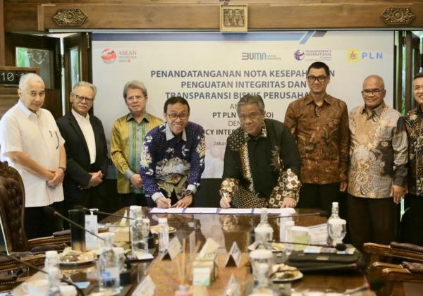 Tingkatkan Perbaikan Tata Kelola dan Sustainability, PLN Gandeng Transparency International Indonesia