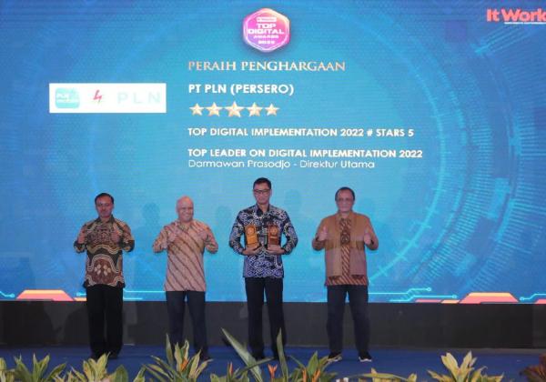 Raih Penghargaan Top Digital 2022, Layanan Digital PLN Terbukti Mudahkan Masyarakat Akses Listrik