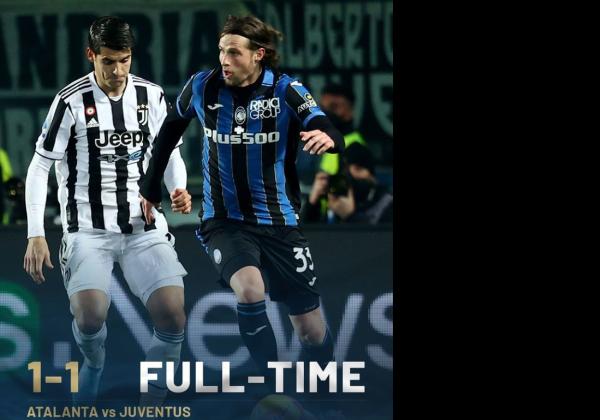 Beruntung! Juventus Imbangi Atalanta 1-1