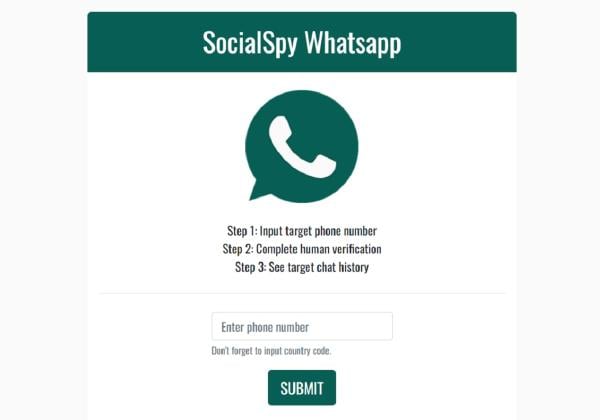 Cara Login Pakai Social Spy WhatsApp, Langsung Tahu Semua Isi Chat WA dan Lokasi Target!