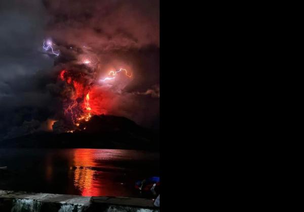Erupsi Gunung Ruang, Pos PGA Rekam 564 Gempa Dangkal di Sulsel