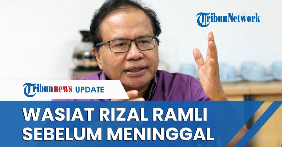 Wasiat Almarhum Rizal Ramli Minta Dimakamkan Tanpa Upacara Resmi Kenegaraan 