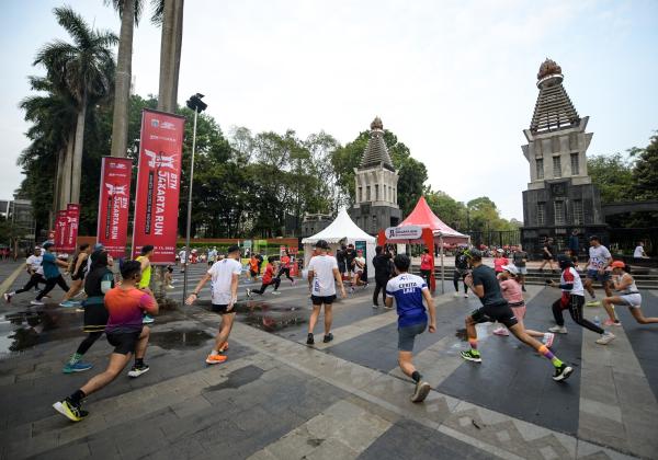 Banyak Jajanan Lokal Sambut BTN Jakarta Run 2023