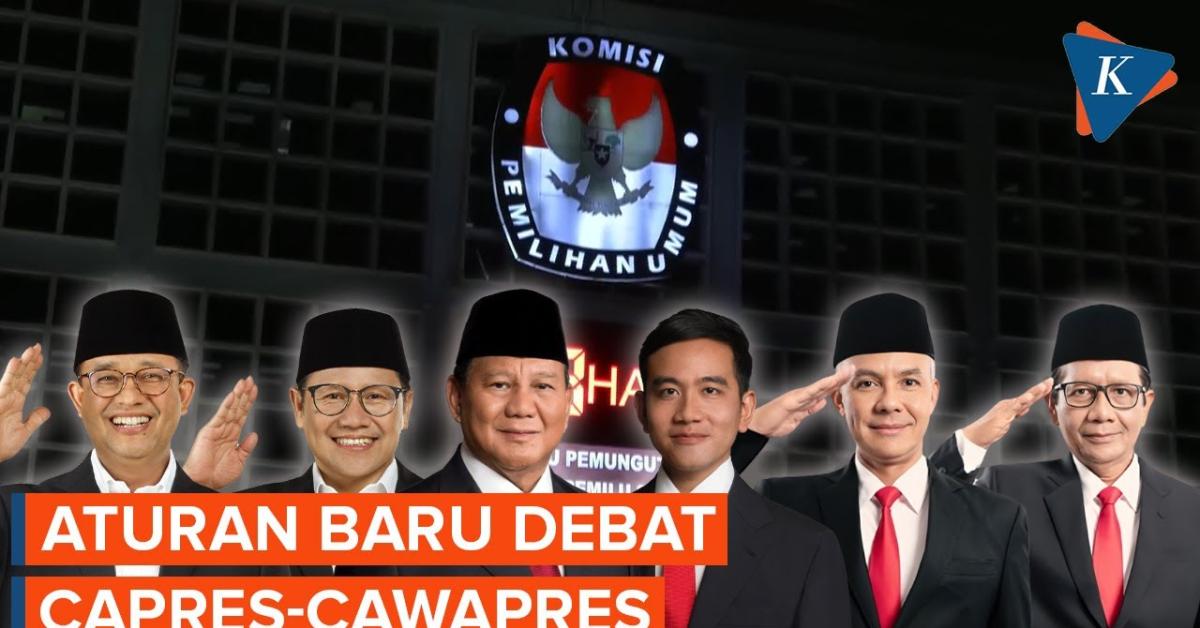 KPU Terbitkan Aturan Baru Debat Mikropon Hanya 1, Istilah Asing dan Singkatan Wajib dijelaskan 